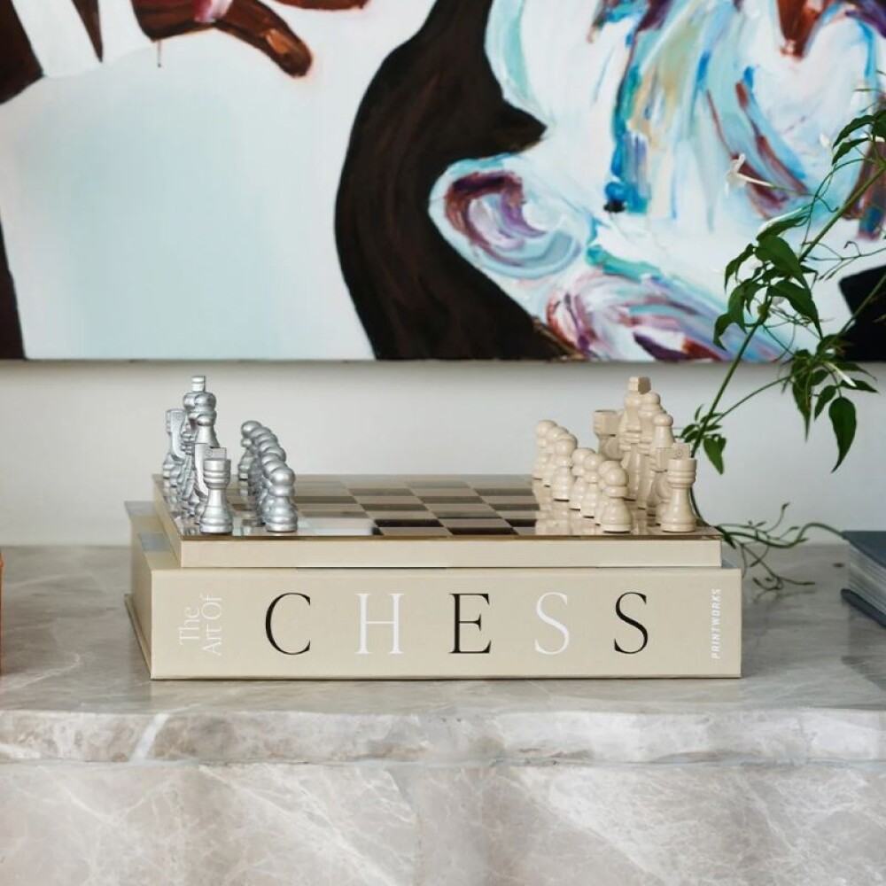 PRINTWORKS JUEGO CLASICO EL ARTE DEL AJEDREZ ESPEJO PRINTWORKS JUEGO CLASICO EL ARTE DEL AJEDREZ ESPEJO