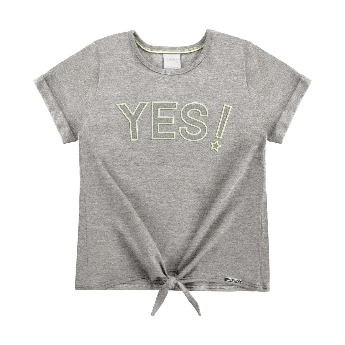 REMERA YES! - GRIS 