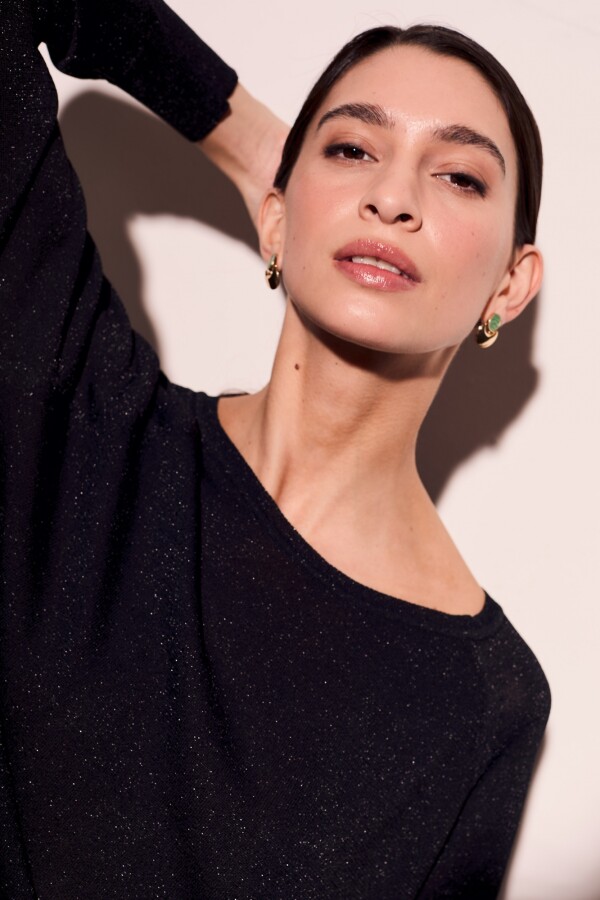 Sweater Lurex Negro