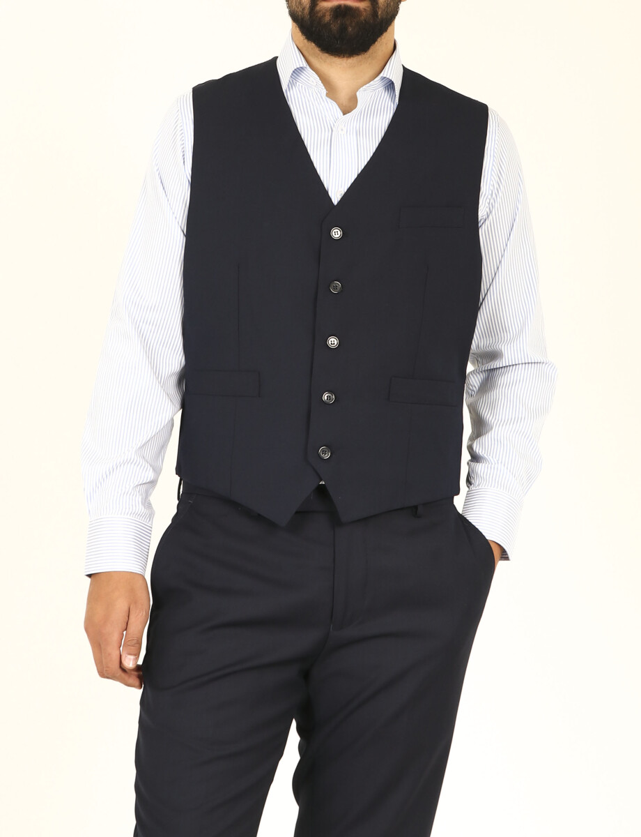 470699 CHALECO VESTIR HARRINGTON LABEL Azul