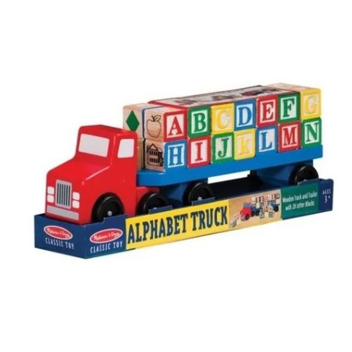 Camión en madera con accesorios - Camión En Madera Con Accesorios 