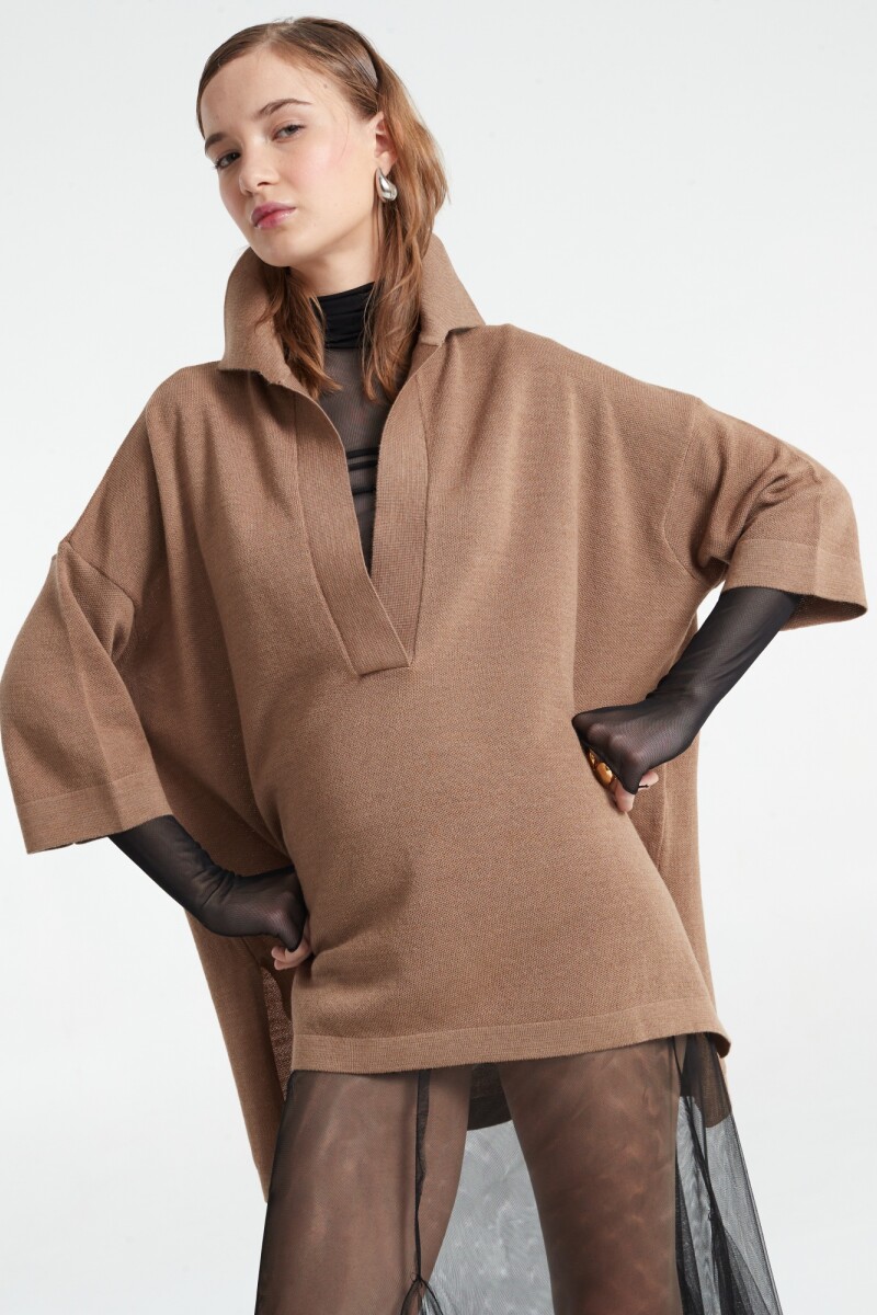 PONCHO Camel