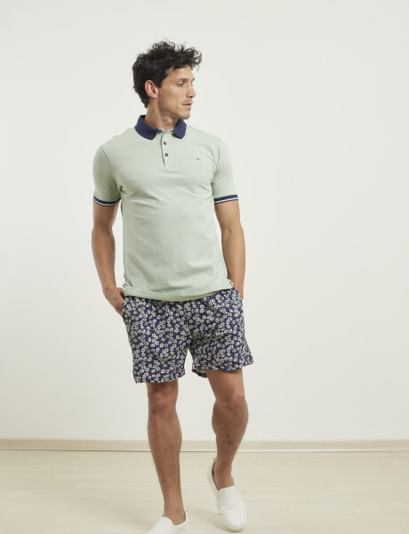 520794 REMERA HARRINGTON LABEL Verde