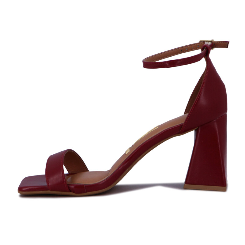 Vizzano Sandalia Una Tira Taco Medio C/pulsera Cereza