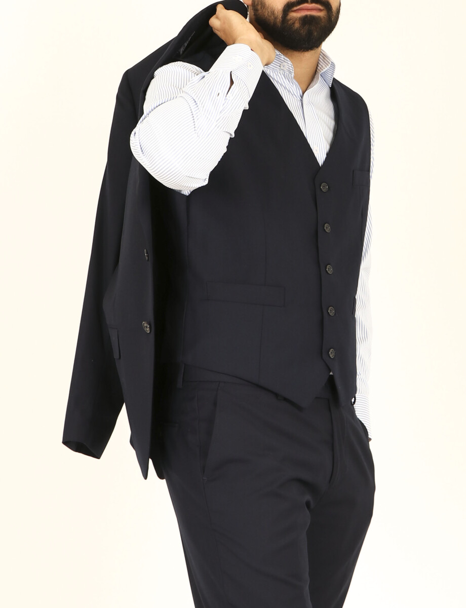 470699 CHALECO VESTIR HARRINGTON LABEL Azul