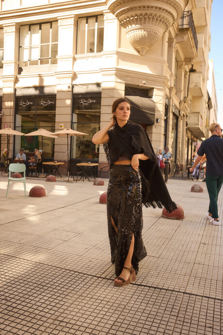 Mermaid Skirt Negro