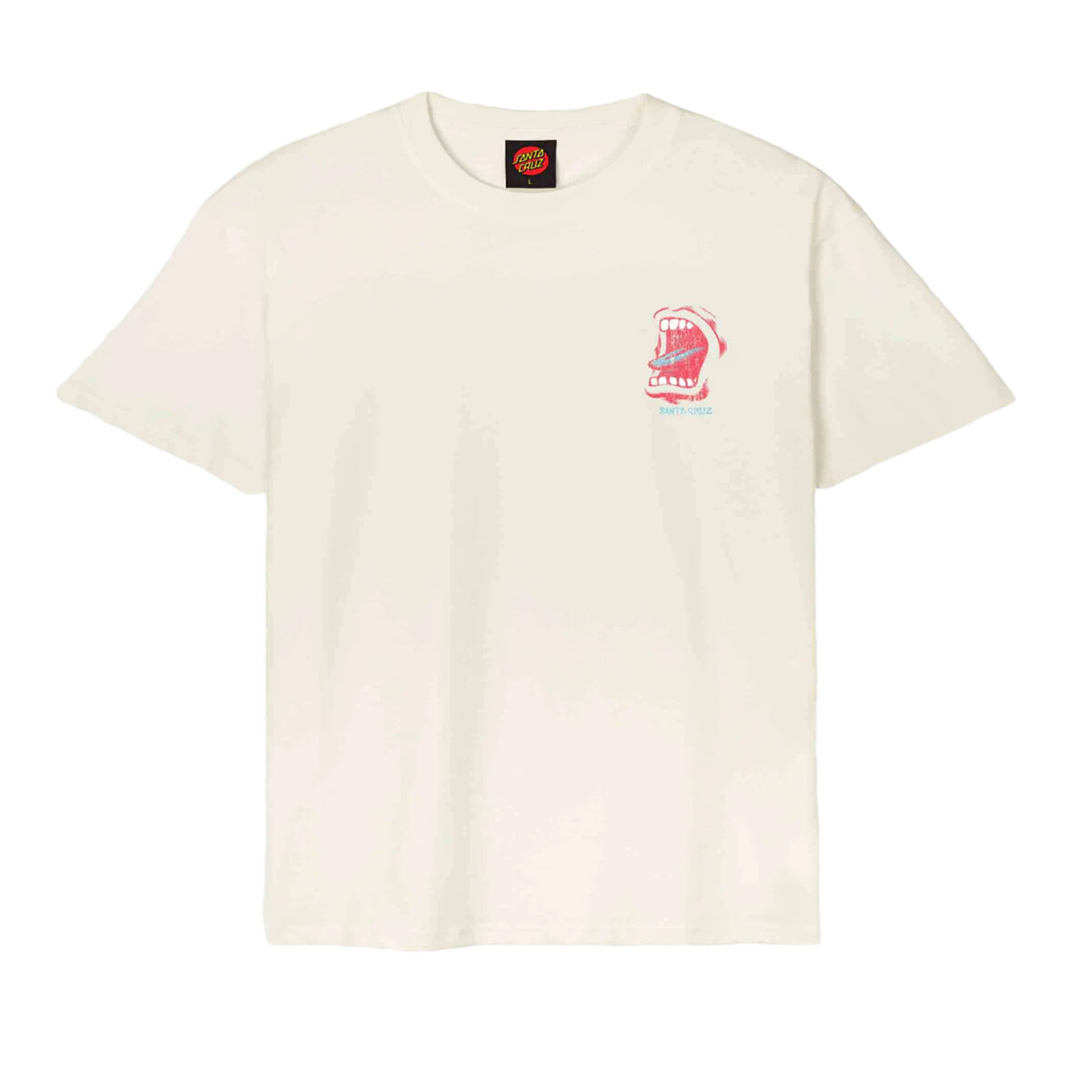 Remera Santa Cruz Scream Connect - Blanco 