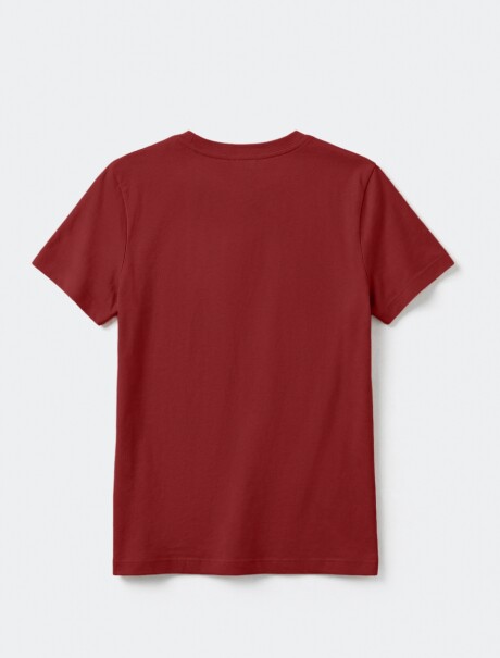 CAMISETA BÁSICA SLIM WORLD ROJO