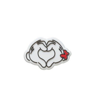 Jibbitz™ Charm Minnie Mouse Heart Hands Multicolor