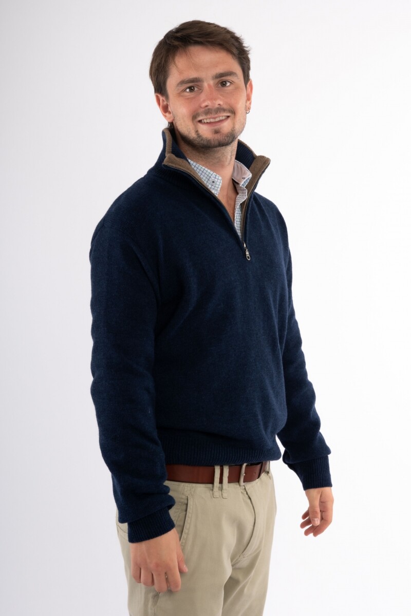 Sweater Cardif Lambswool Brixton Marino