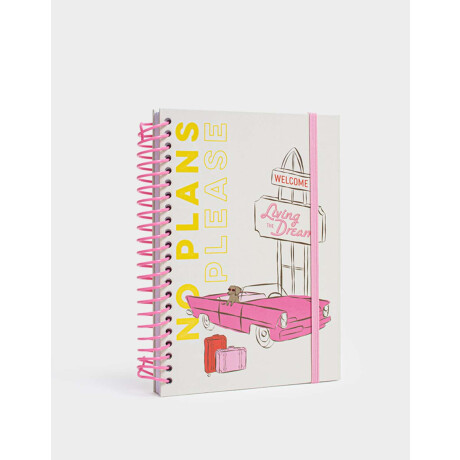 Cuaderno A5 No Plans Combinacion Multicolor