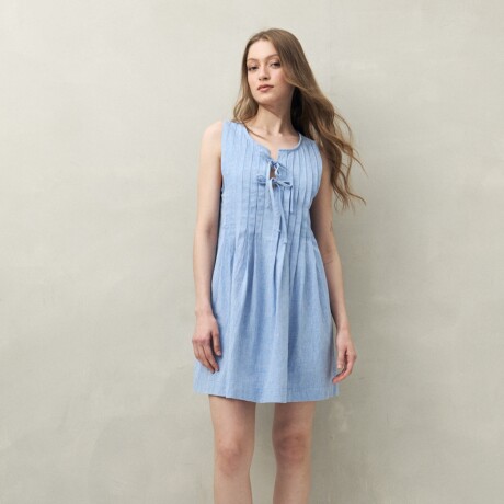 VESTIDO ODEN Azul Melange