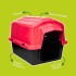 CUCHA CASILLA PARA PERRO PLASTICA ALVORADA ROJO VERDE CUCHA CASILLA PARA PERRO PLASTICA ALVORADA ROJO VERDE