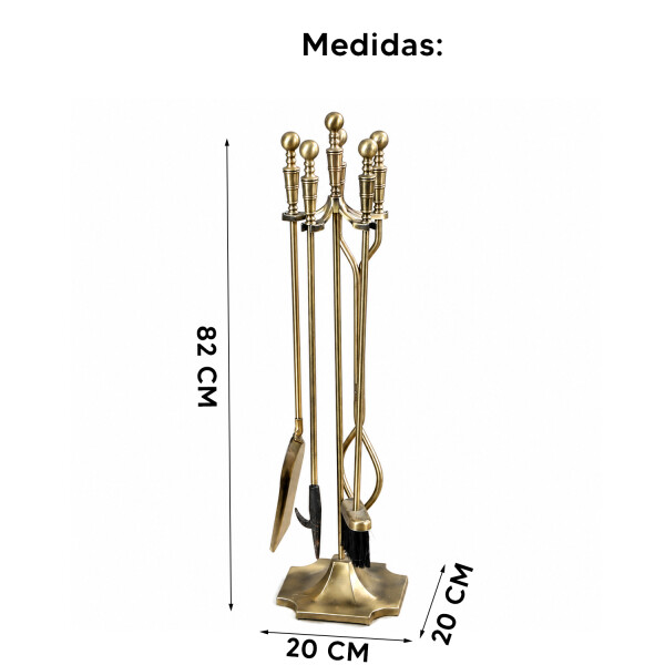 Atizador Kassel 15a 5 Piezas ATIZADOR KASSEL 15A 5 PIEZAS AG171 70807