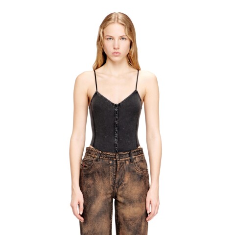 Top Para Mujer T-Ley Tank Top Gris Oscuro