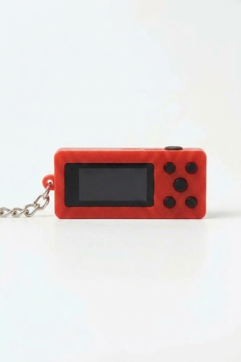 Llavero retro con cámara 1080p, Alta Definición rojo