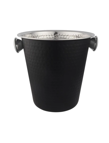 CHAMPAGNERA ACERO INOX 21CM EXTERIOR NEGRO MATE CHAMPAGNERA ACERO INOX 21CM EXTERIOR NEGRO MATE