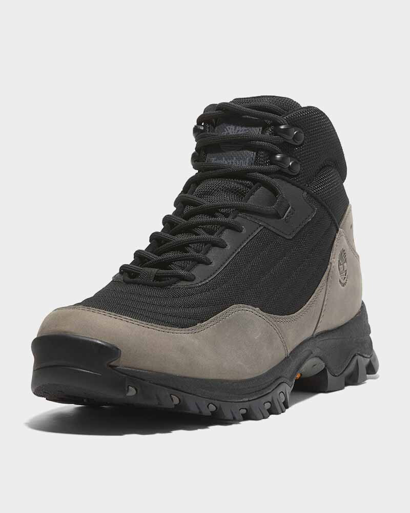 Botas Hiking Mt. Maddsen Mid Waterproof Hombre Black Mesh W Md Grey