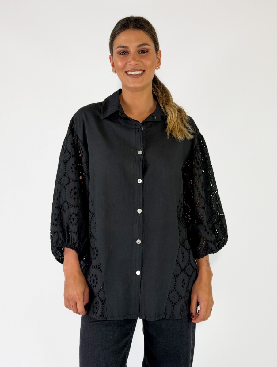 CAMISA BONA - NEGRO 