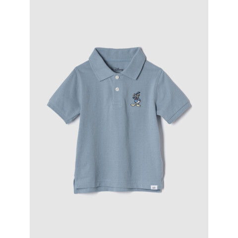 V-DIS SS PIQUE POLO BLUE SUEDE