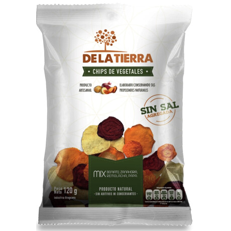 Snack mix chips sin sal 120g DE LA TIERRA Snack mix chips sin sal 120g DE LA TIERRA