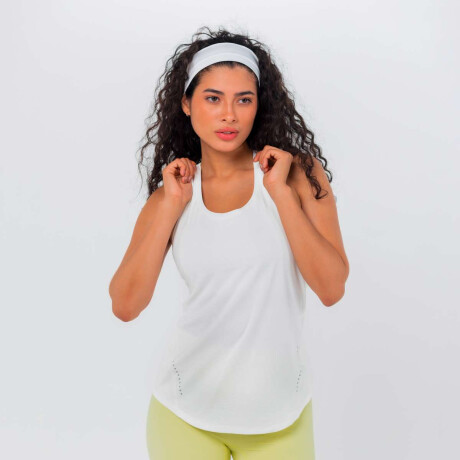 Remera Ztek Roy Tank Top de Mujer blanco