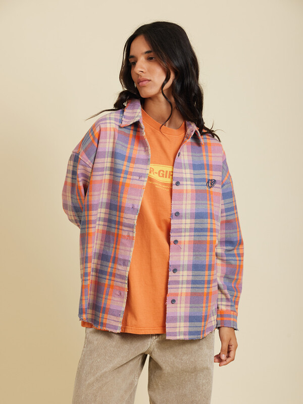 SOBRECAMISA SARAY RUSTY Naranja