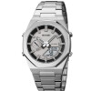 Reloj Skmei 1816SIWT Híbrido Hombre Plateado con Pantalla Blanca Reloj Skmei 1816siwt Híbrido Hombre Plateado Con Pantalla Blanca