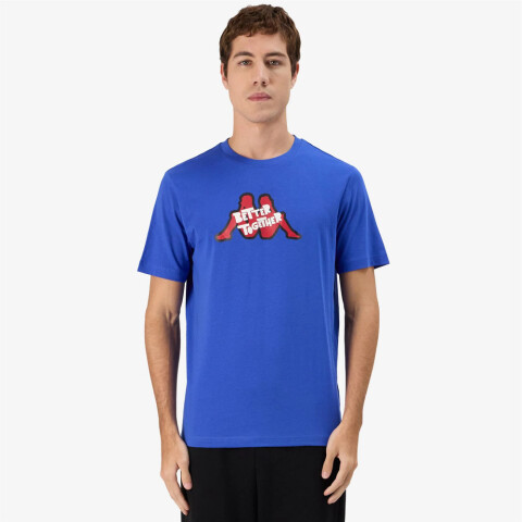 Polo Logo Getto Hombre Blue Royal