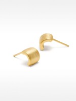 Pendientes Rectangulares - Plata De Ley 925 dorado