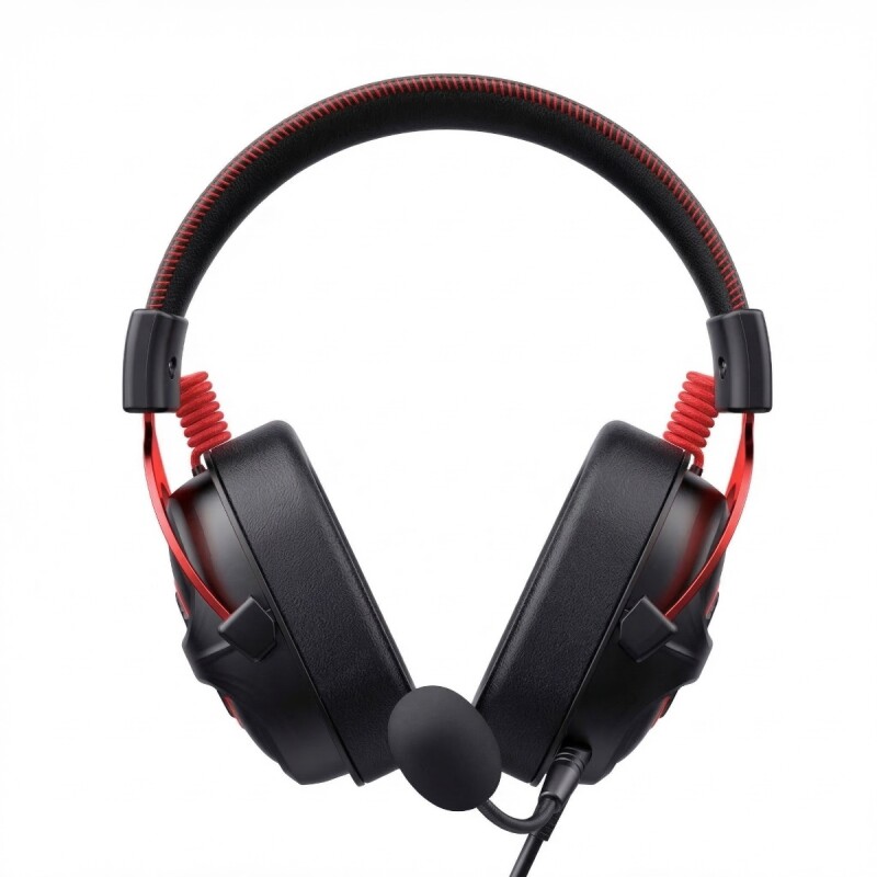 Auriculares Havit Gaming series H2002E Pro Negro y rojo con microfono desmontable con cable Auriculares Havit Gaming series H2002E Pro Negro y rojo con microfono desmontable con cable