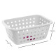 Set x3 Cesto mediano 3 lts BLANCO
