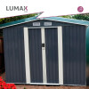Caseta Galpon Jardin Lumax cumbria Gris Oscuro 204x270x206 Caseta Galpon Jardin Lumax cumbria Gris Oscuro 204x270x206