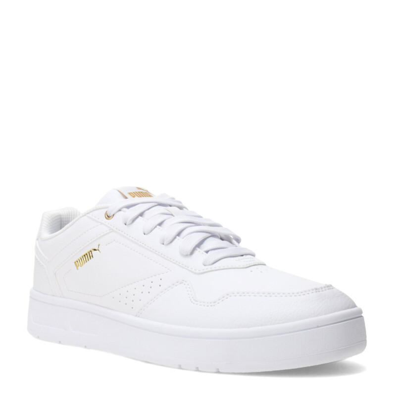 Championes de Hombre Puma Court Classic Blanco - Dorado