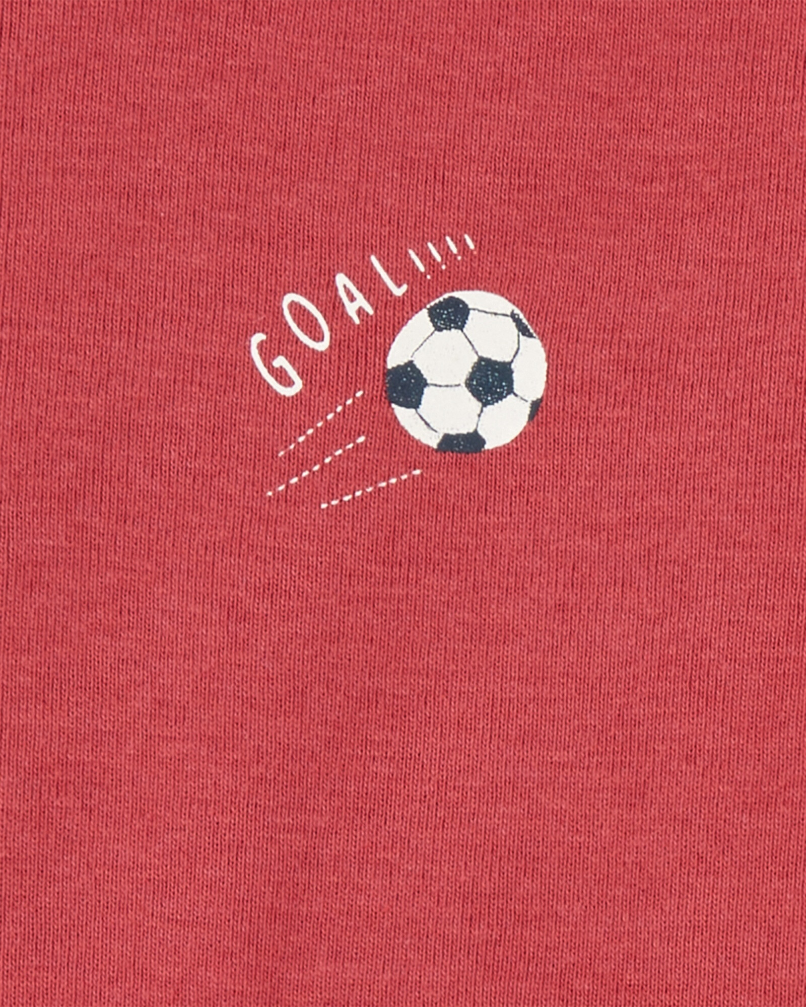 Set tres piezas de algodón, pantalón y dos bodies, diseño fútbol Sin color