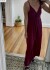 Vestido Knot Bordó