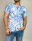 T-Shirt efecto batik Bertoni Azul