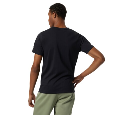 Remera New Balance de Hombre GRAPHIC HEATHERTECH - MT11071BM BLACK