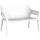 Silla Sillón Hilton Sofá Jardín Patio Balcón UV Turca Blanco
