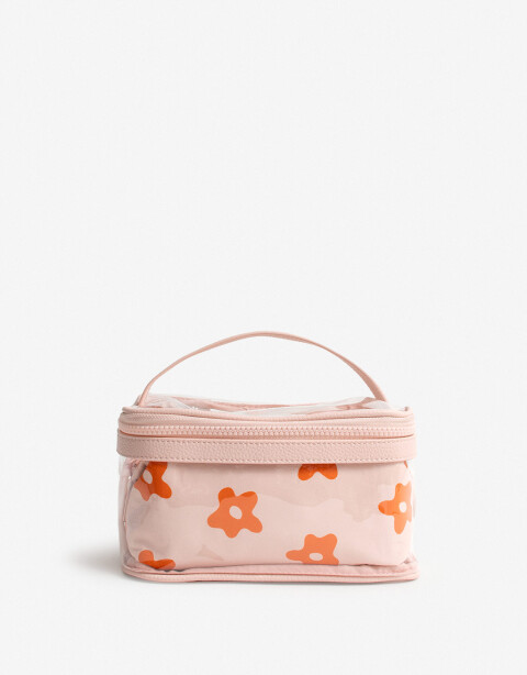 Porta Cosméticos Set De Portacosméticos Flores - Estampado Flores