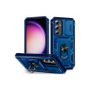 Protector Samsung Galaxy S23 FE 5G con cubre cámara y anillo color azul Protector Samsung Galaxy S23 Fe 5g Con Cubre Cámara Y Anillo Color Azul
