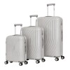Set x3 Valijas Zenit Florencia Plateado