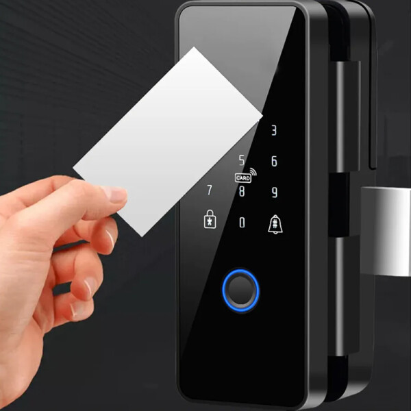 Cerradura Tuya Smart Wifi Puerta De Vidrio Blindex TUYA SMART CERRADURA PUERTA VIDRIO 008-F