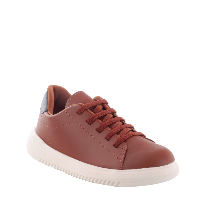 Championes Infantiles Bibi New Way Marrón Caramelo - Azul Marino