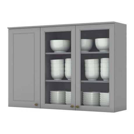 AEREO DE COCINA 120 CM MDF GRIS AMERICANA