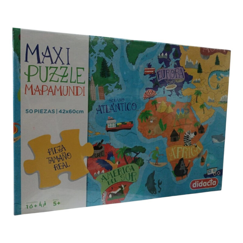 Maxi Puzzle Mapamundi Didacta Maxi Puzzle Mapamundi Didacta