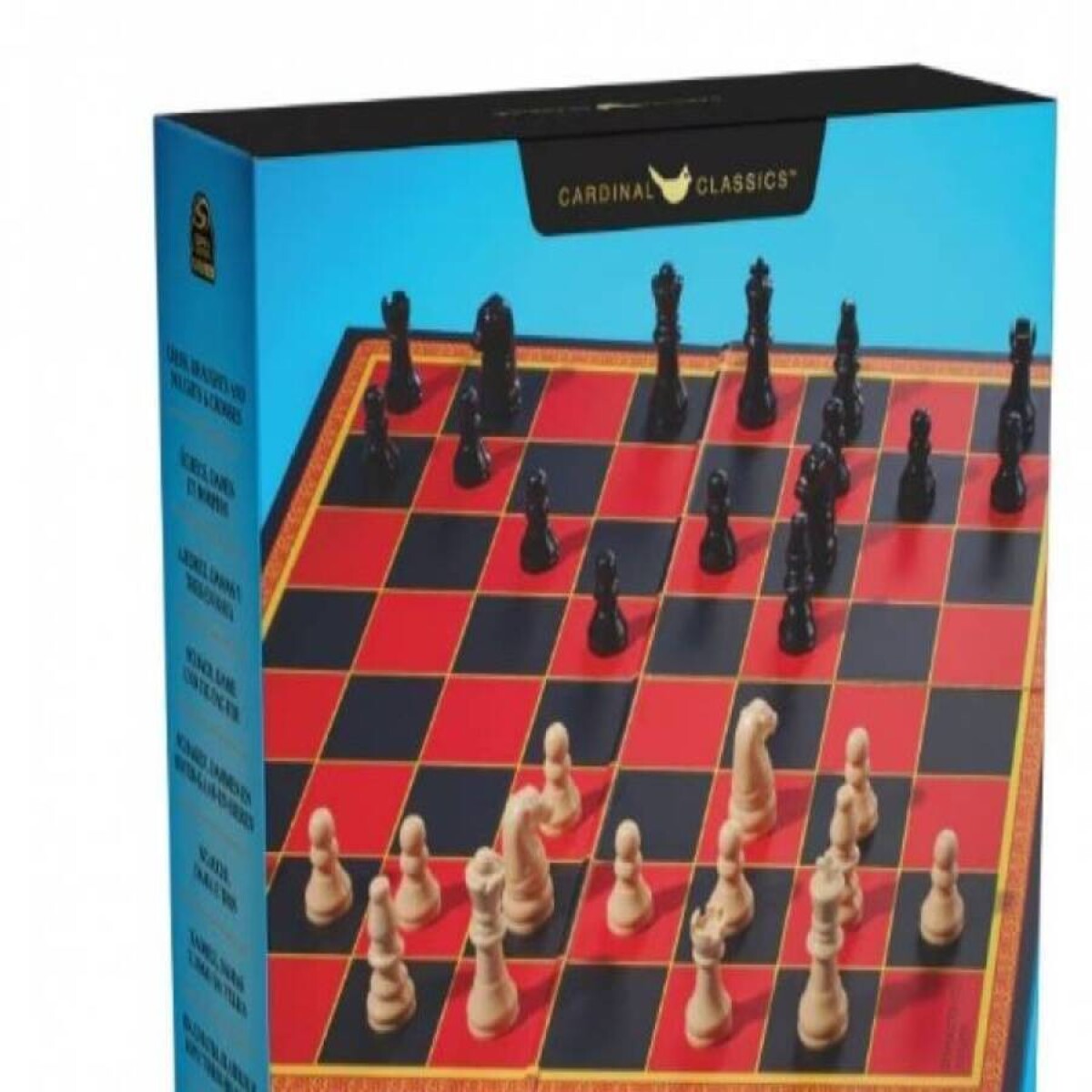 JUEGOS CLASICOS - Juego 3en 1 Ajedrez Damas y TaTeTi 