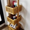 Organizador de 3 niveles madera bambú Organizador de 3 niveles madera bambú