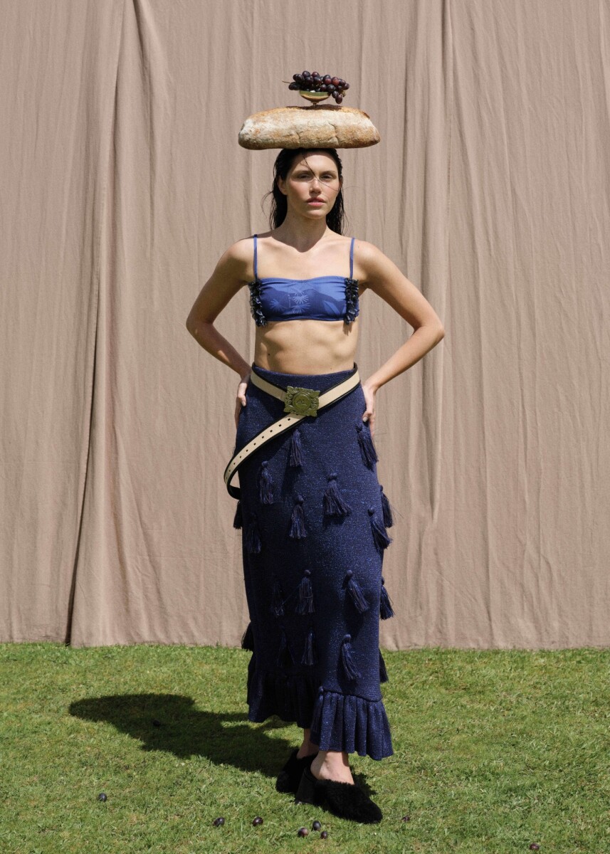 Cush Cush Skirt - Azul 