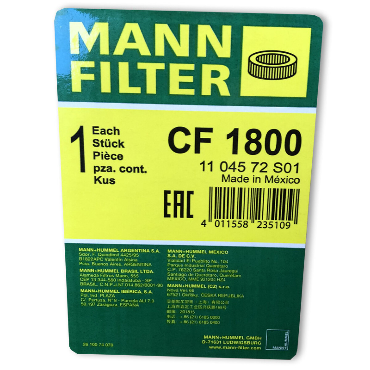 Filtro Aire Interior Renault 